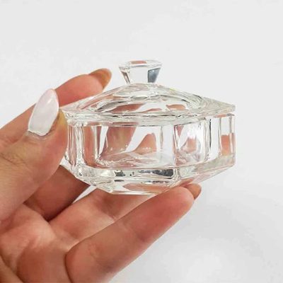 گوده کریستالی درب دار کاشت ناخن