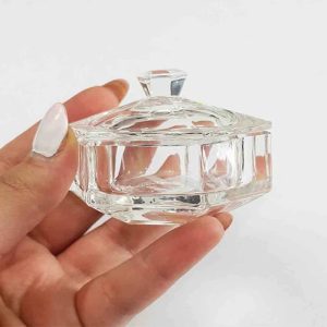 گوده کریستالی درب دار کاشت ناخن