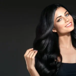 رنگ روی موهای مشکی