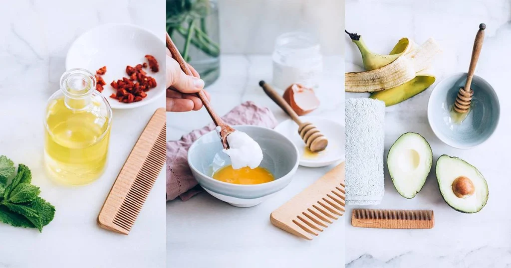 بهترین مواد طبیعی ماسک مو برای ترمیم