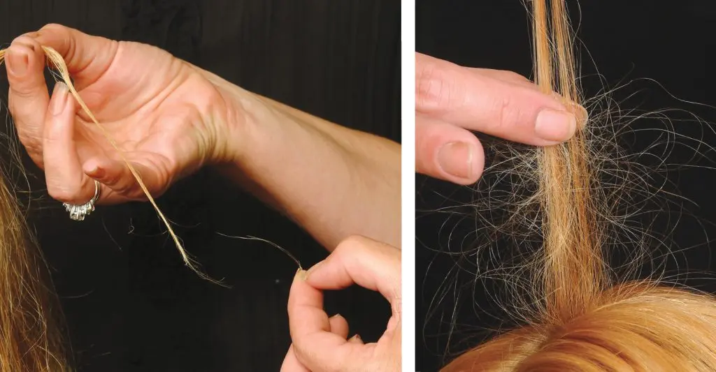 ترمیم آسیبهای رنگ مو