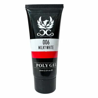 پلی ژل کاشت ناخن کوکو (COCO) شماره ۰۶ با رنگ شیری
