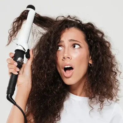 صاف کردن موهای فر