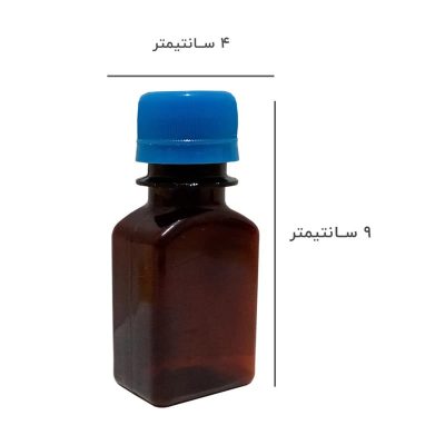 ظرف پت کتابی ۶۰ میلی‌لیتر