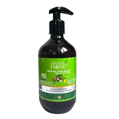 ماسک موی بدون آبکشی ماکادمیا داماسک رز