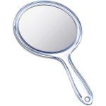 آینه دسته پلاستیکی دو طرفه قطر 14 سانتیمتر
