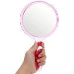 آینه دسته پلاستیکی دو طرفه قطر 14 سانتیمتر