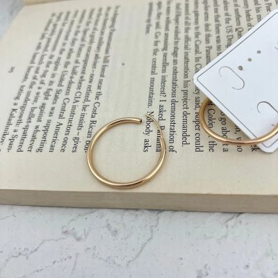 گوشواره زنانه ژوپینگ حلقه‌ای رنگ طلایی