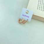 گوشواره زنانه ژوپینگ مدل چهار وجهی