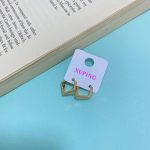 گوشواره زنانه ژوپینگ مدل چند ضلعی