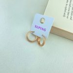 گوشواره زنانه ژوپینگ مدل طنابی