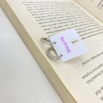 گوشواره زنانه ژوپینگ مدل حلقه ای نگین دار
