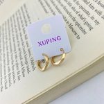 گوشواره زنانه ژوپینگ مدل موجدار