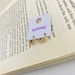 گوشواره زنانه ژوپینگ مدل حلقه ای کوچک