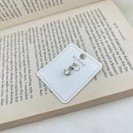 آویز گردنبند زنانه ژوپینگ مدل تک نگین کوچک