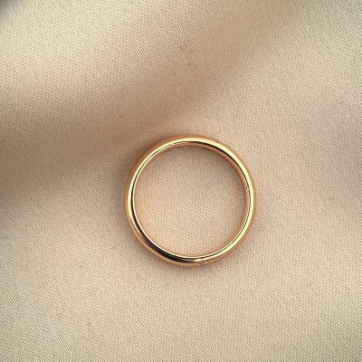 انگشتر رینگ زنانه ژوپینگ قطر ۳ میلیمتر