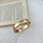 دستبند النگویی اینه ای ژوپینگ مدل دایره سایز دو