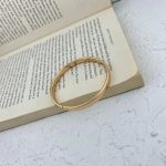 دستبند النگویی اینه ای ژوپینگ مدل دایره سایز دو