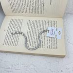 دستبند زنانه ژوپینگ مدل تنیسی نقره‌ای
