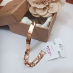 دستبند زنانه ژوپینگ مدل فیگارو پلاک‌دار