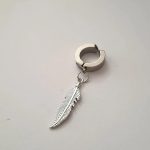 پیرسینگ استیل گوش مدل پر نقره ای