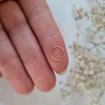 پیرسینگ بینی و گوش استیل رنگ طلایی