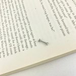 پیرسینگ لب استیل مدل نگینی نقره ای