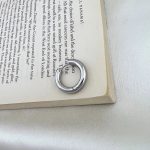 پیرسینگ استیل گوش رنگ نقره‌ای مدل ۰۸