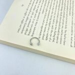 پیرسینگ استیل بینی رنگ نقره ای - تصویر 2