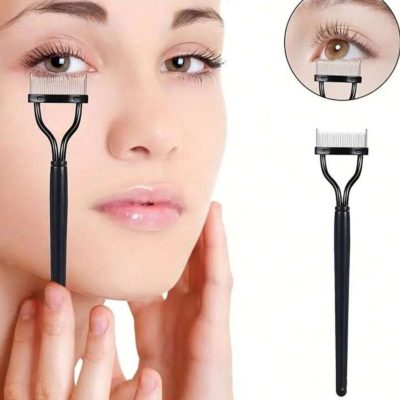 شانه و برس فلزی مژه دسته دار - تصویر 2